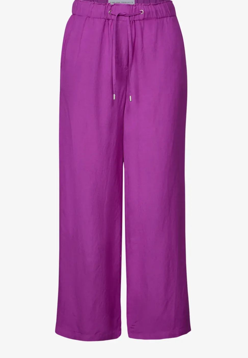 Wide Legs broek van linnenmix
