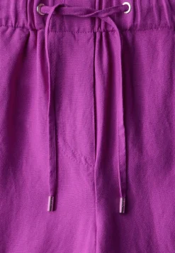 Wide Legs broek van linnenmix