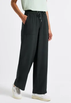 Wide Legs crêpe broek