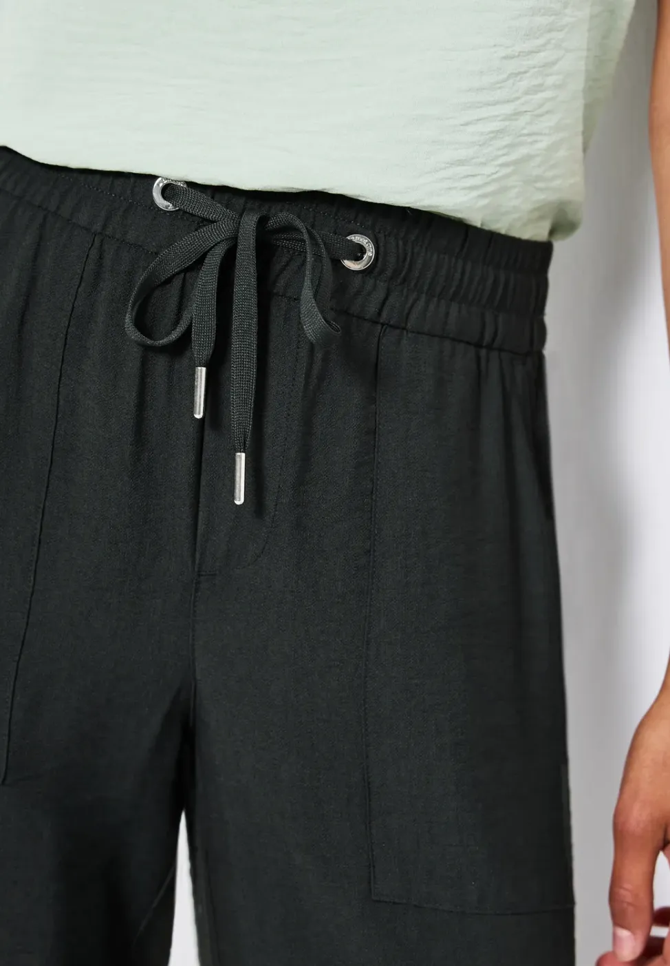Wide Legs crêpe broek