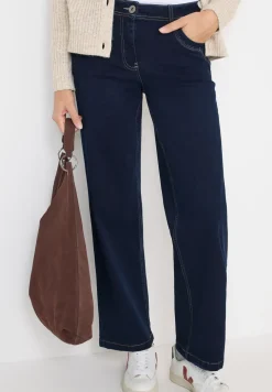 Wide Legs gespoelde jeans