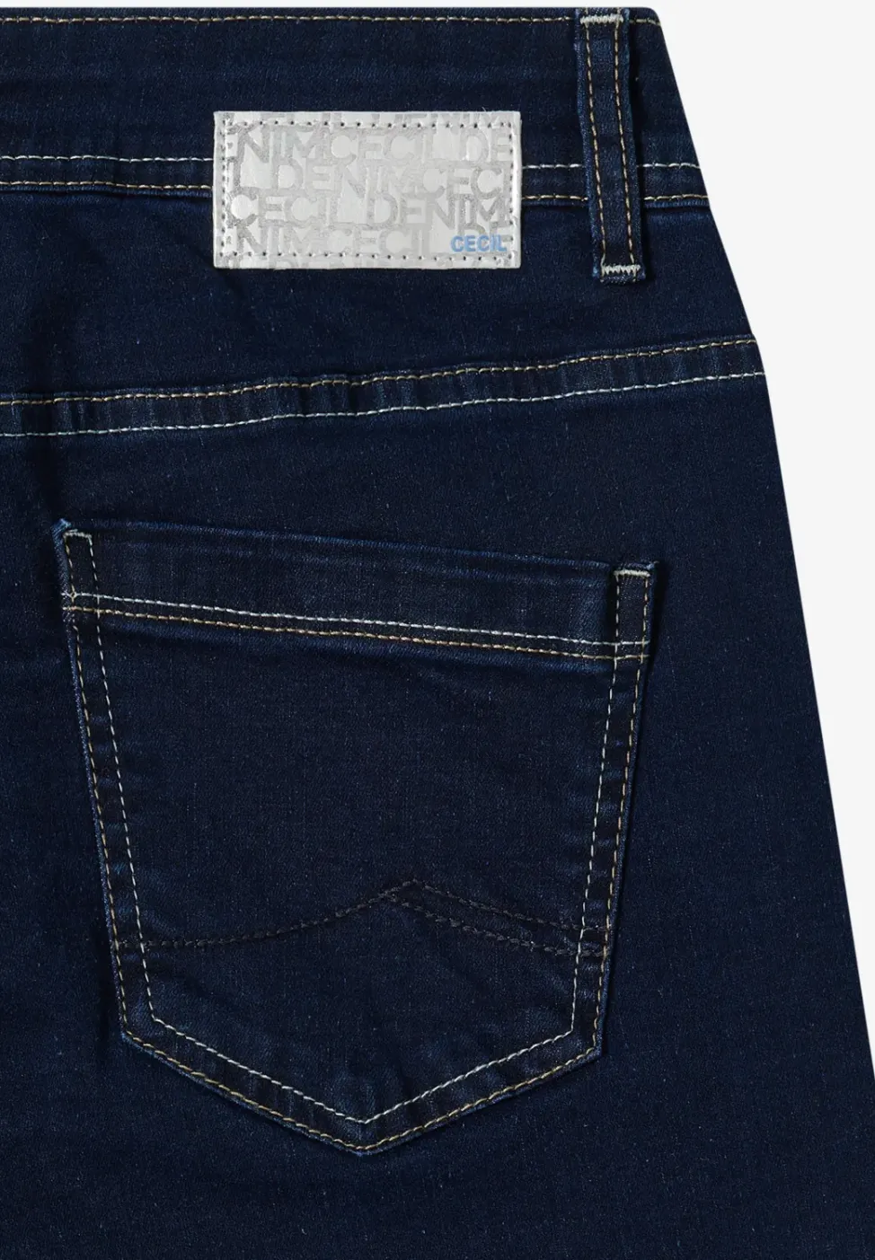 Wide Legs gespoelde jeans