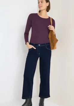 Wide Legs gespoelde jeans
