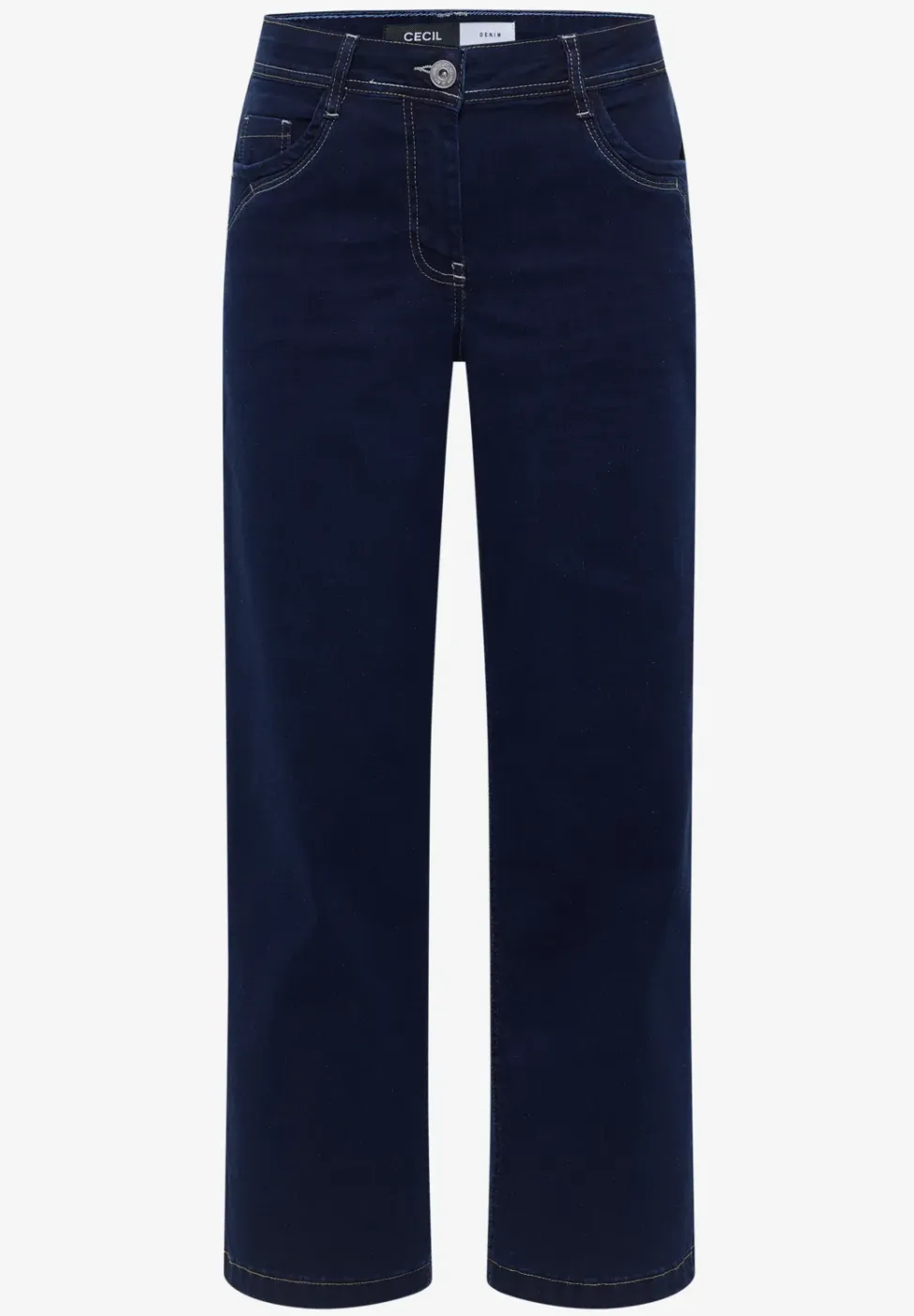 Wide Legs gespoelde jeans