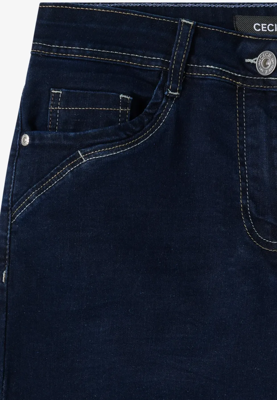 Wide Legs gespoelde jeans