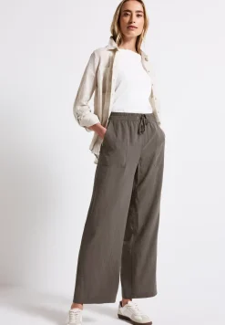 Wide Legs gestructureerde broek