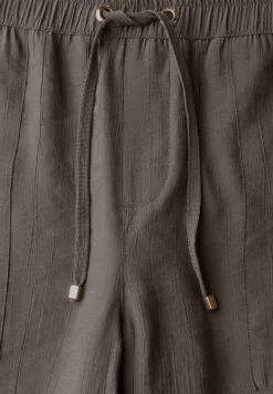 Wide Legs gestructureerde broek