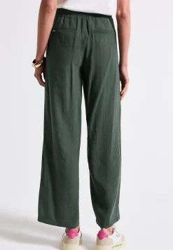 Wide Legs gestructureerde broek