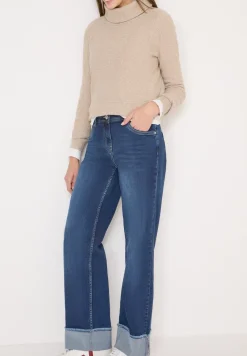 Wide Legs gewassen look jeans