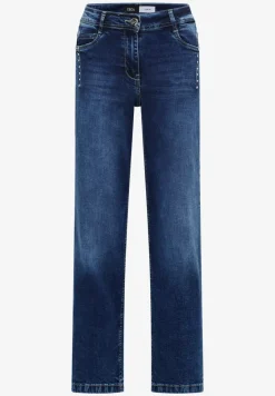 Wide Legs jeans met klinknagels