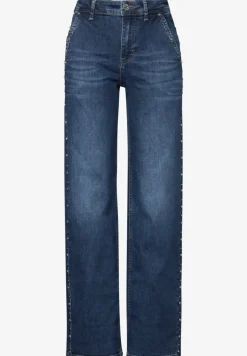 Wide Legs jeans met klinknagels