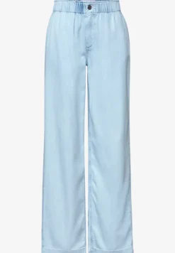 Wide Legs jeans met paperbag tailleband