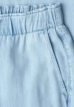 Wide Legs jeans met paperbag tailleband