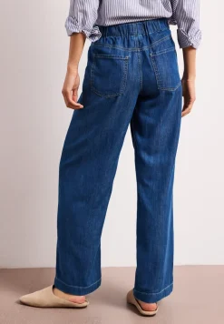 Wide Legs jeans met paperbag tailleband