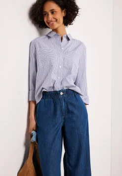 Wide Legs jeans met paperbag tailleband