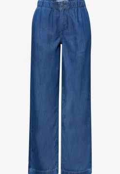 Wide Legs jeans met paperbag tailleband