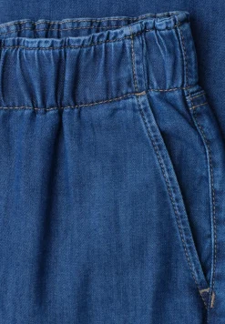 Wide Legs jeans met paperbag tailleband