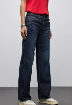 Wide Legs jeans met riem