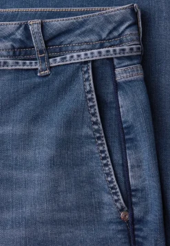 Wide Legs jeans met riemdetail