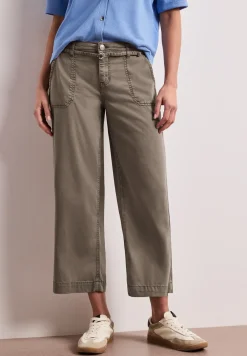 Wide Legs jeans met riemdetail