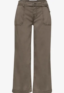 Wide Legs jeans met riemdetail