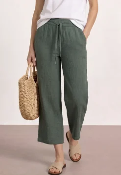Wide Legs mousseline broek in Loose Fit