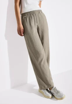 Wide Legs mousseline broek