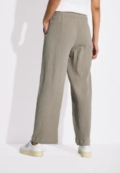 Wide Legs mousseline broek
