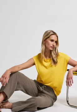 Wide Legs mousseline broek