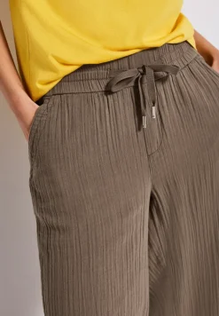 Wide Legs mousseline broek