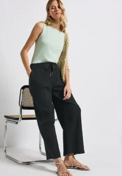 Wide Legs mousseline broek