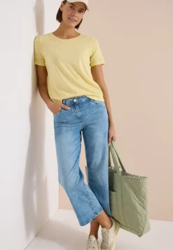 7/8 Wide Leg jeans in Slim Fit