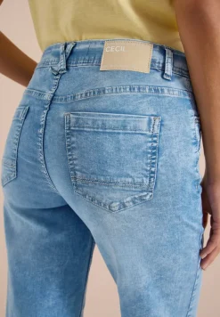 7/8 Wide Leg jeans in Slim Fit