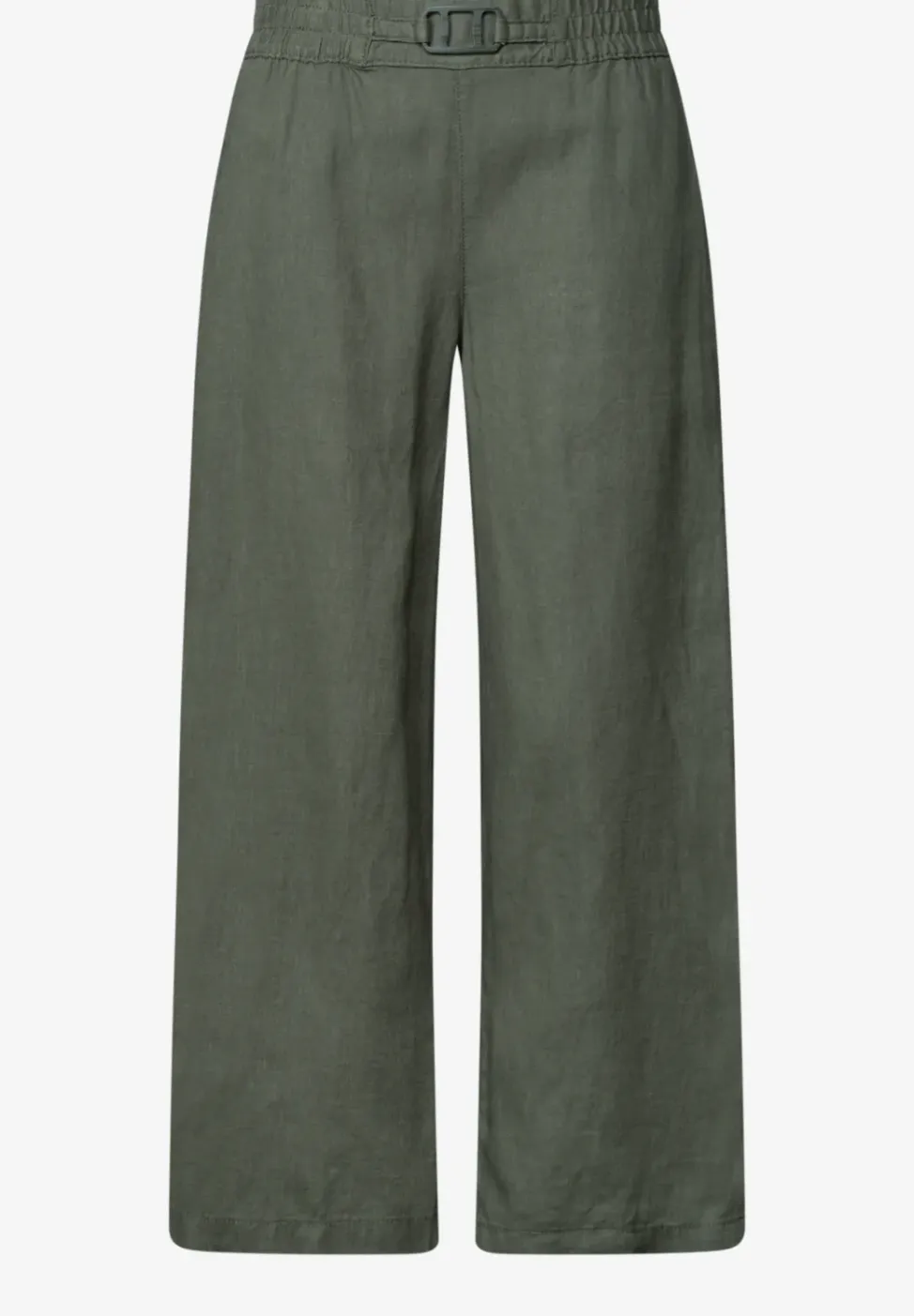 Wide Legs broek in een Loose Fit van linnen