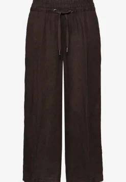 Wide Legs broek in een Loose Fit van linnen