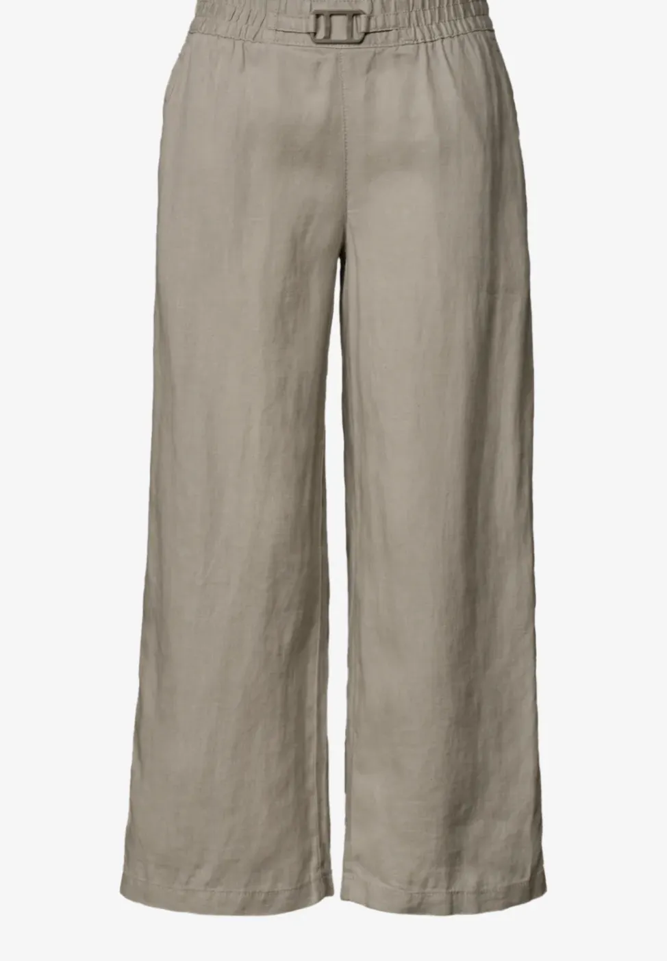 Wide Legs broek in een Loose Fit van linnen