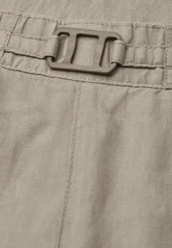 Wide Legs broek in een Loose Fit van linnen