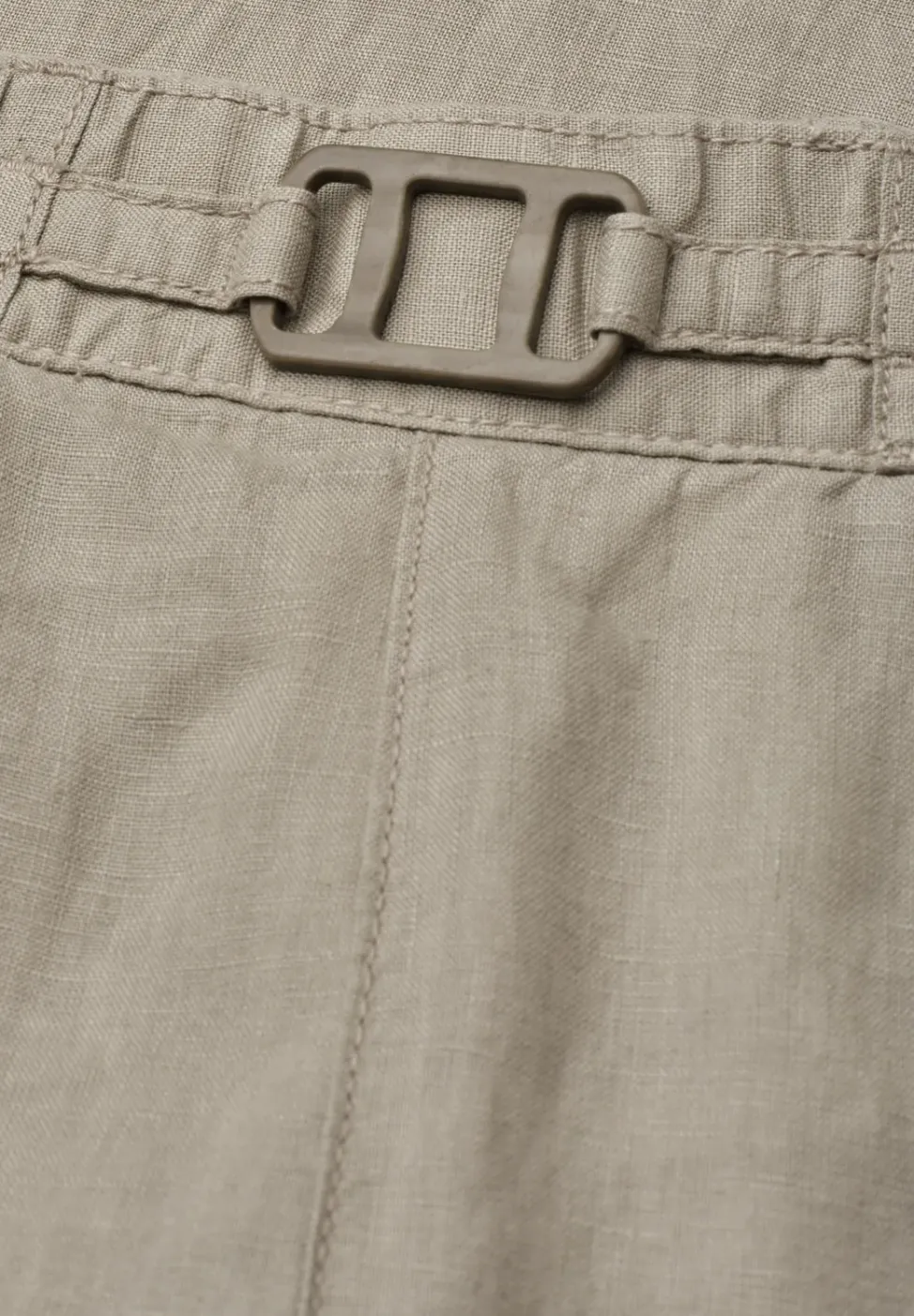 Wide Legs broek in een Loose Fit van linnen