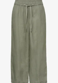 Wide Legs broek in een Loose Fit van linnen