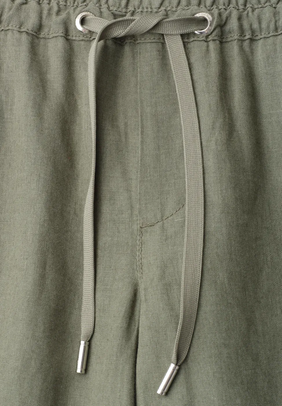 Wide Legs broek in een Loose Fit van linnen