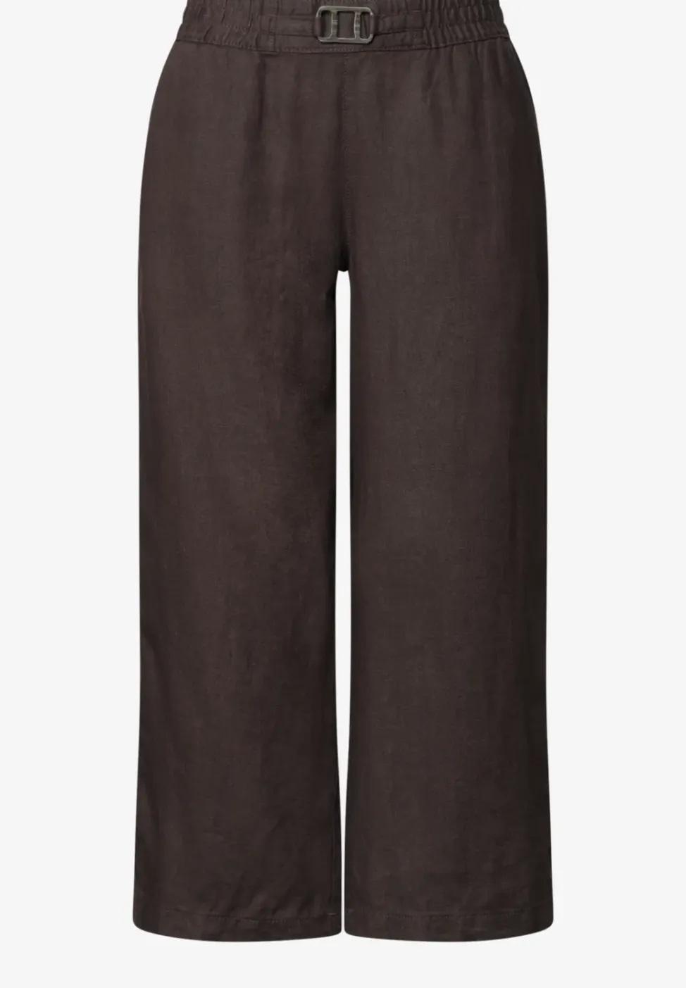 Wide Legs broek in een Loose Fit van linnen