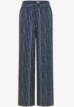 Wide Legs broek in Loose Fit met strepen