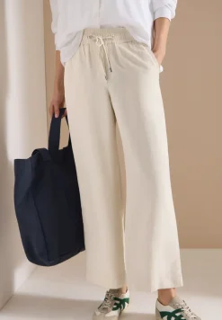 Wide Legs broek in Loose Fit van linnenmix