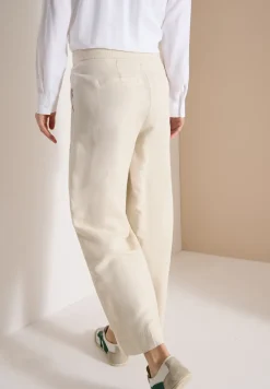 Wide Legs broek in Loose Fit van linnenmix