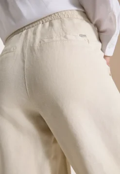 Wide Legs broek in Loose Fit van linnenmix