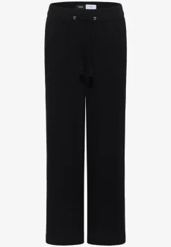 Wide Legs broek in seersucker kwaliteit