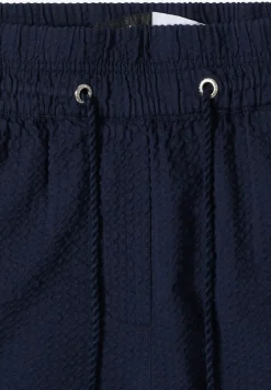 Wide Legs broek in seersucker kwaliteit