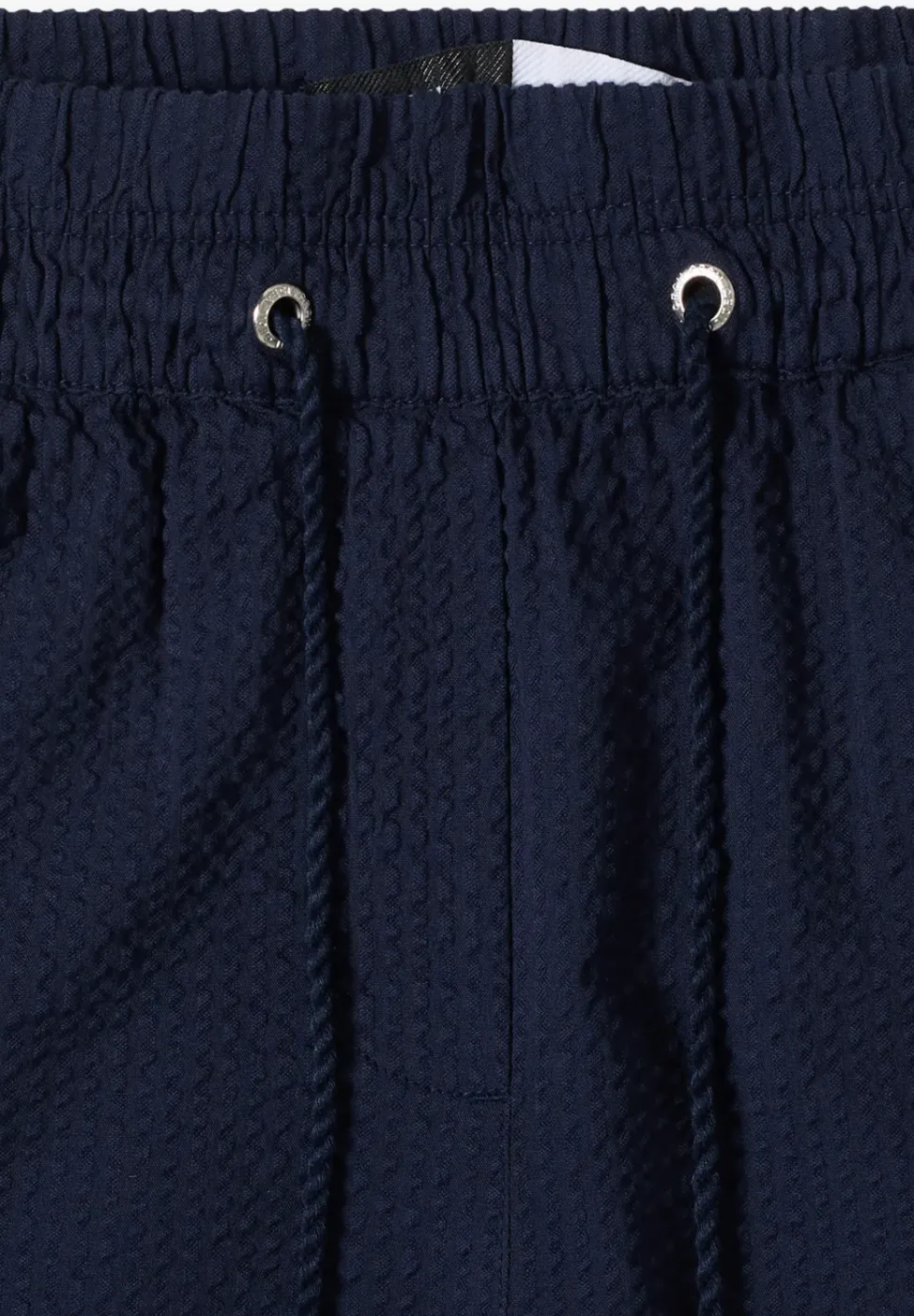 Wide Legs broek in seersucker kwaliteit