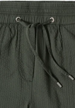 Wide Legs broek in seersucker kwaliteit
