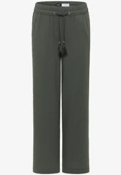 Wide Legs broek in seersucker kwaliteit